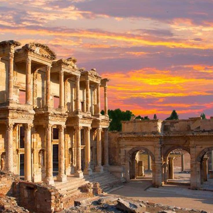 İzmir to Ephesus motorcycle route Turkey
